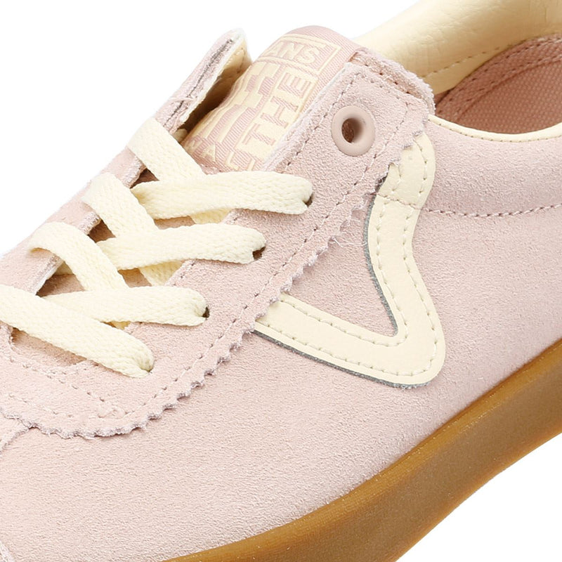 Vans Sport Low Baskets En Daim Rose Pour Femmes