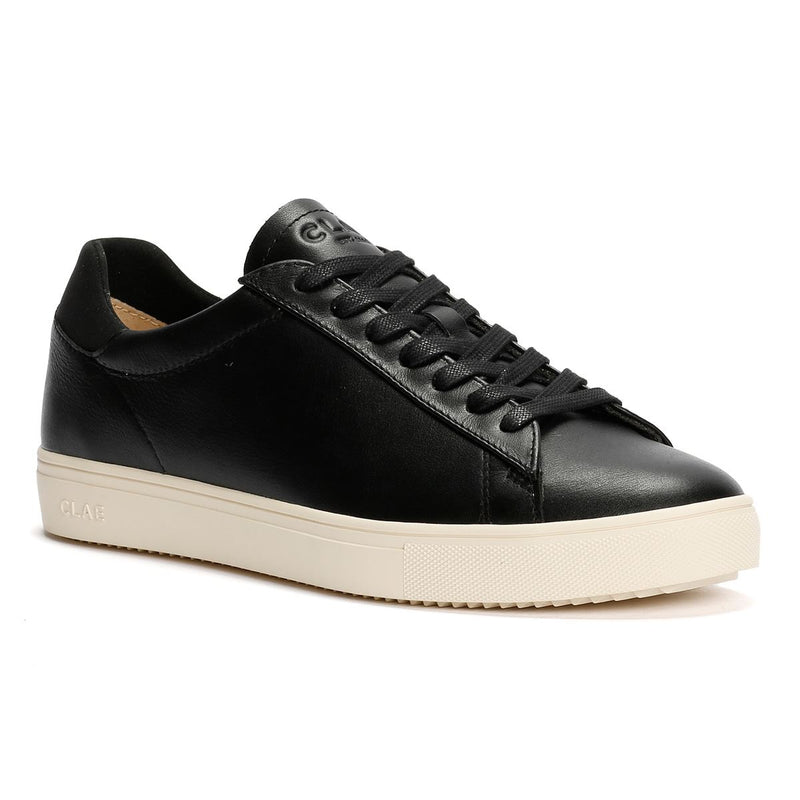 Clae Bradley Baskets En Cuir Noir Pour Hommes