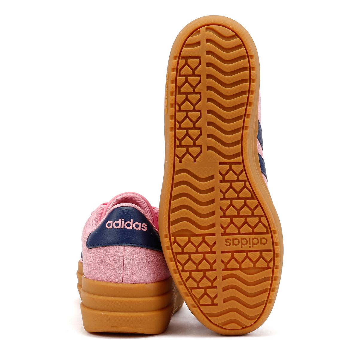 Adidas VL Court Bold Baskets Roses En Cuir Pour Femmes