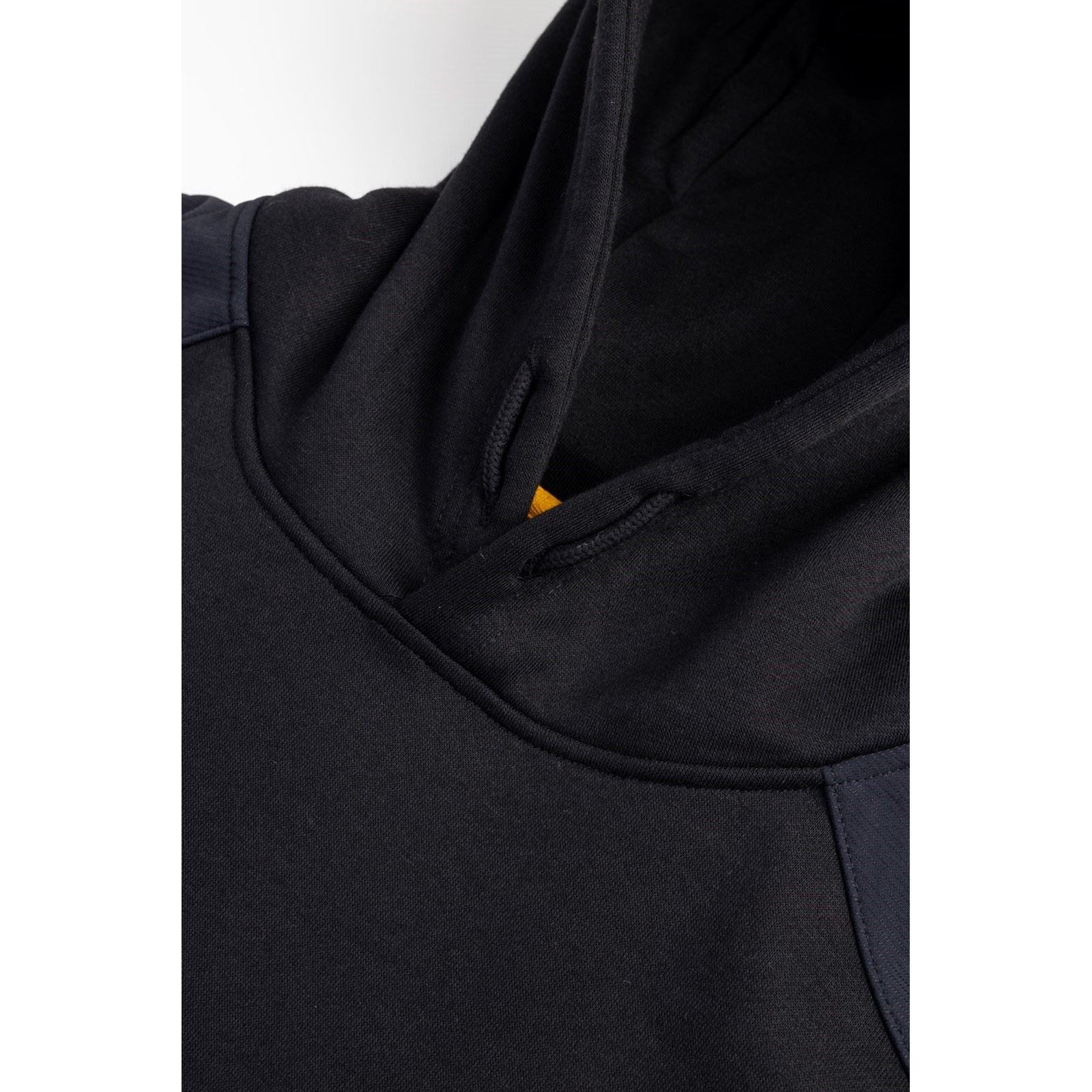 Caterpillar Essentials Sweat À Capuche Noir En Polyester Pour Homme