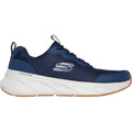 Skechers Edgeride Rekze Baskets Pour Hommes En Textile Bleu Marine/Blanc