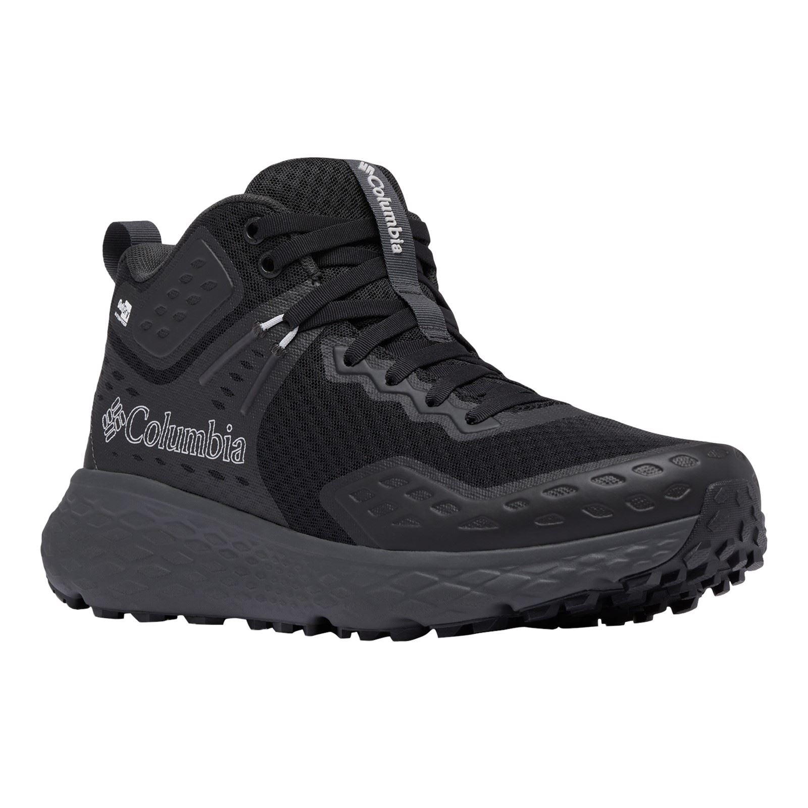 Columbia Konos TRS Outdry Mid Bottes De Randonnée En Polyester Pour Hommes Noires/Requin