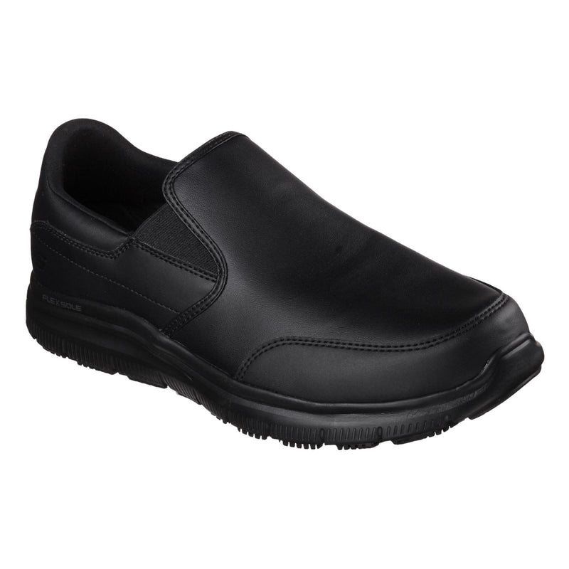 Skechers Workwear Flex Advantage Chaussures De Sécurité Noires En Synthétique Pour Hommes