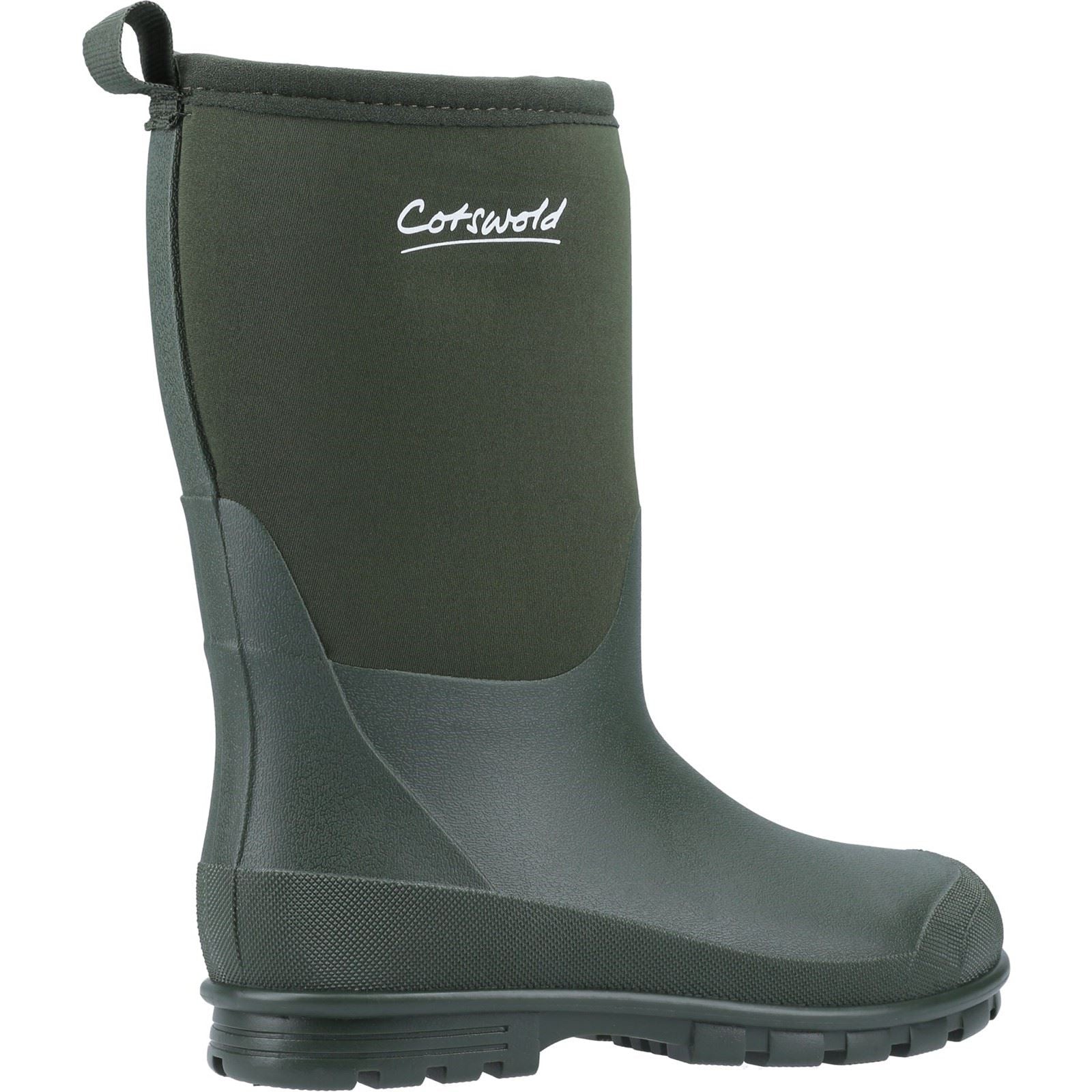 Cotswold Hilly Neoprene Tpr+neoprene Bottes En Caoutchouc Unisexe Pour Enfants En Vert