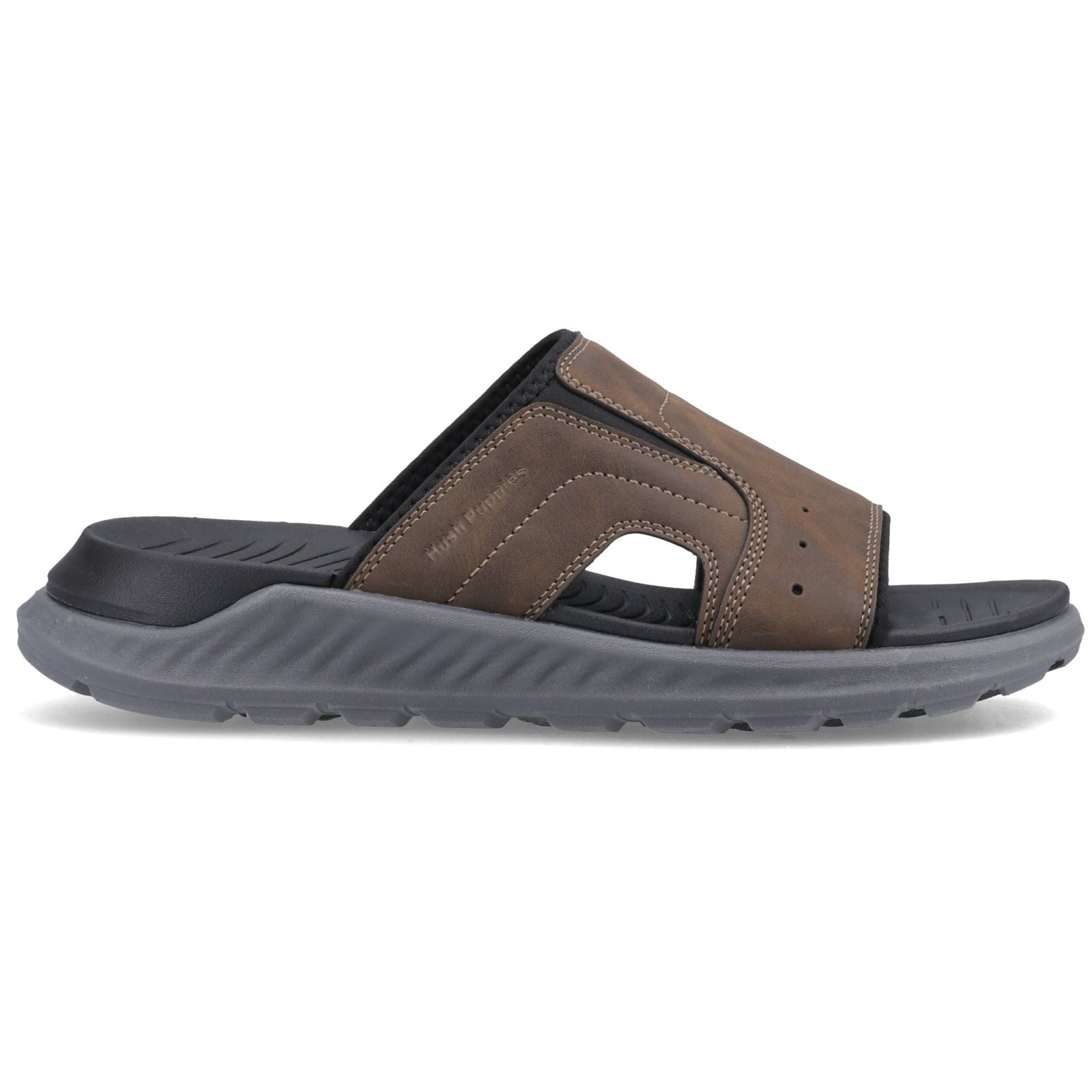 Hush Puppies Lewis Sandal Sandales Brunes Pour Hommes En Polyuréthane