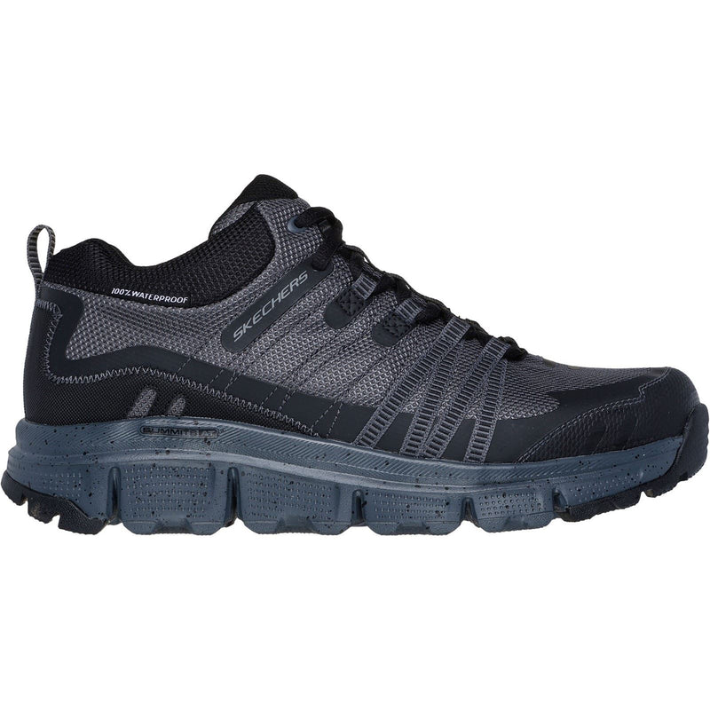 Skechers Summits AT Canobie Chaussures De Randonnée Synthétiques Pour Hommes, Couleur Charbon/Noir