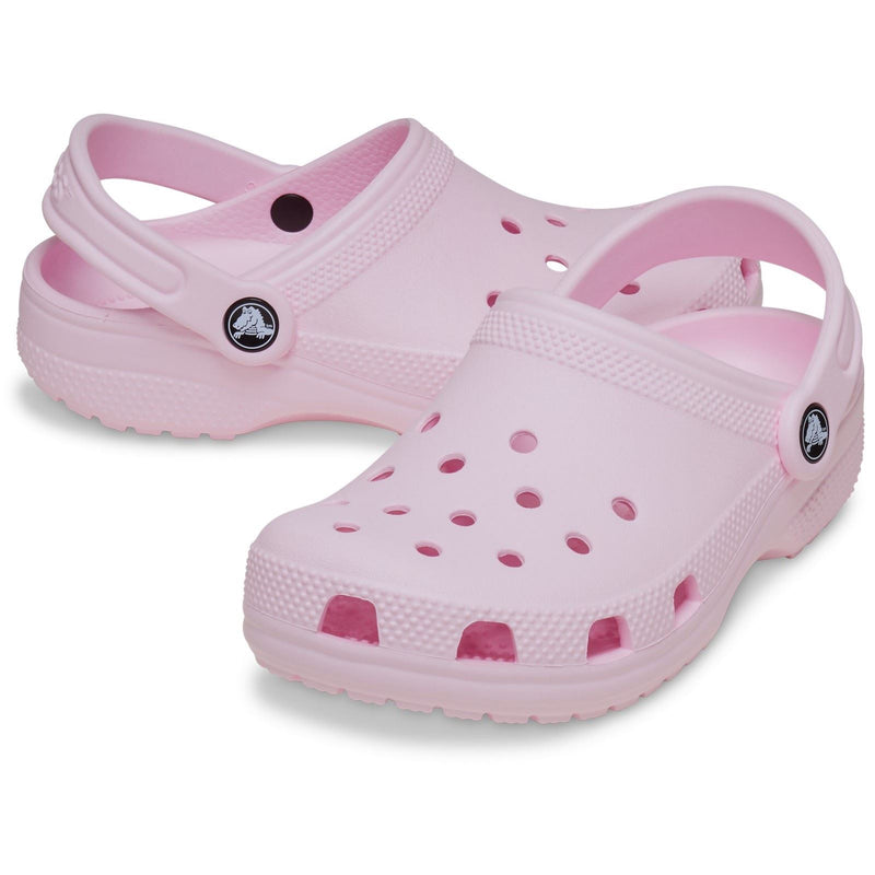 Crocs Toddler Classic Croslite Rubber Pink Milk Loafers