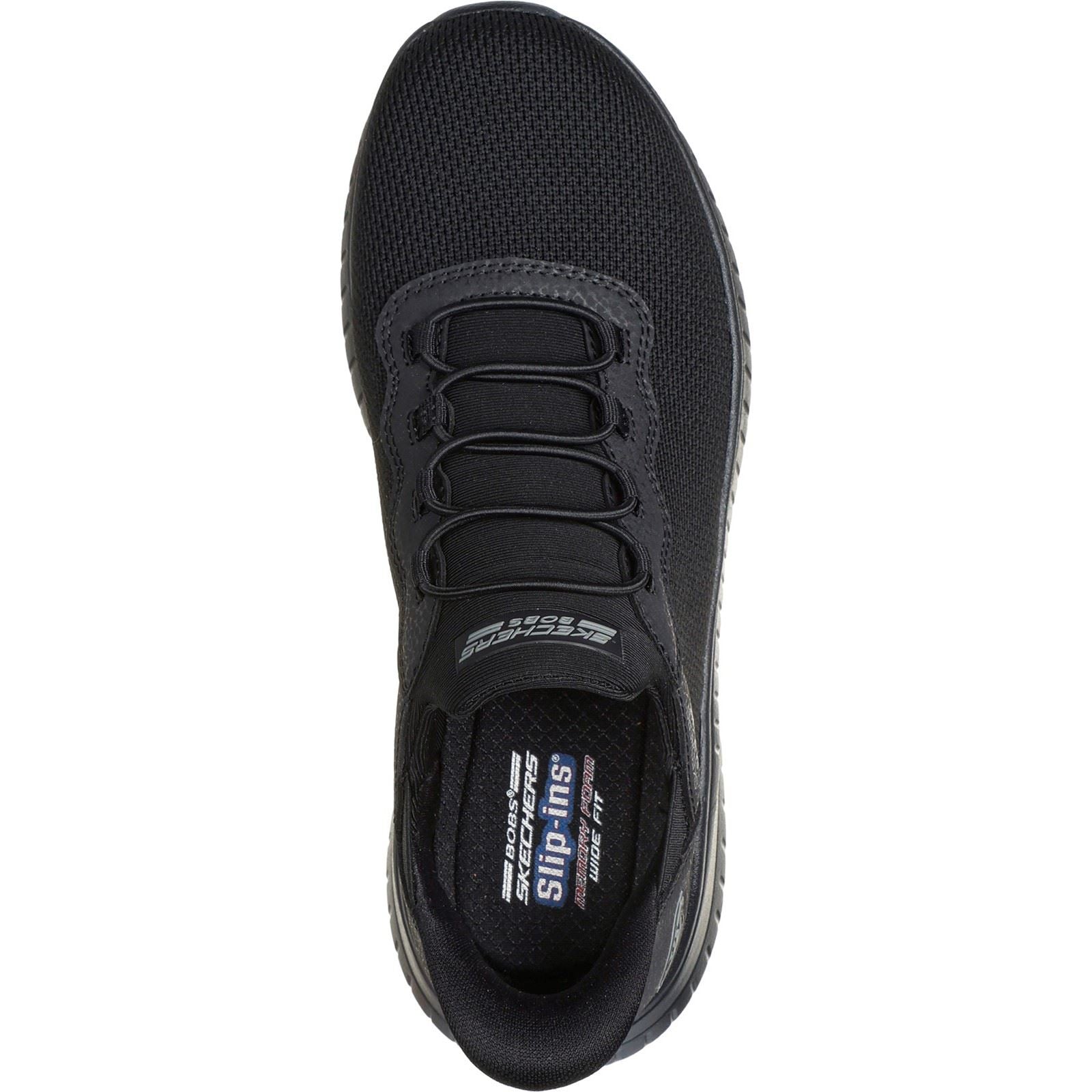 Skechers BOBS Sport Squad Chaos Sneakers Noires Pour Femmes En Textile