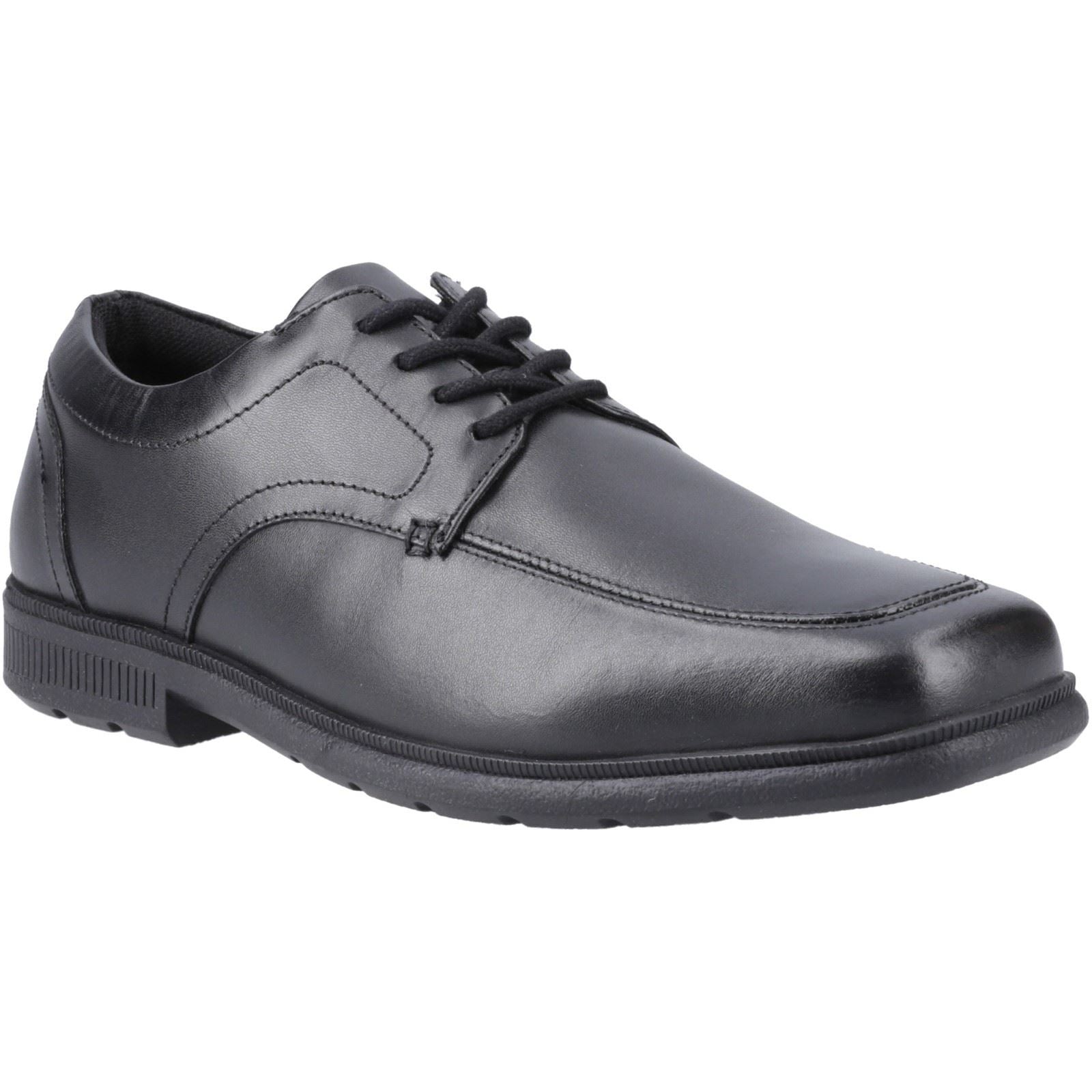 Pod Hornet Chaussures Noires Pour Garçons En Cuir.