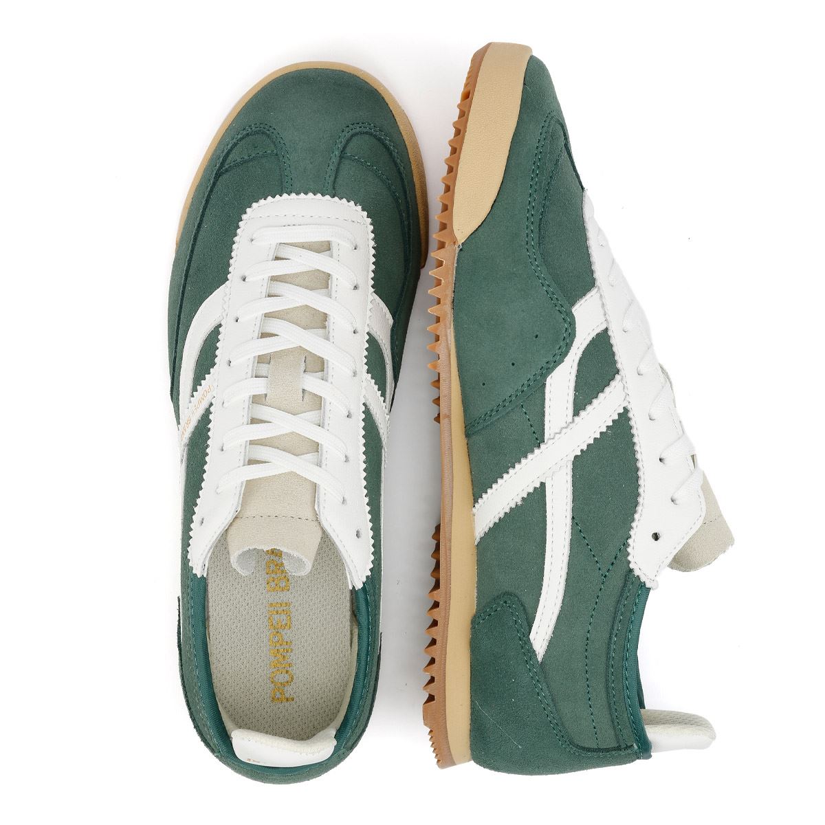 Pompeii Kite Baskets En Daim Vert Pour Homme