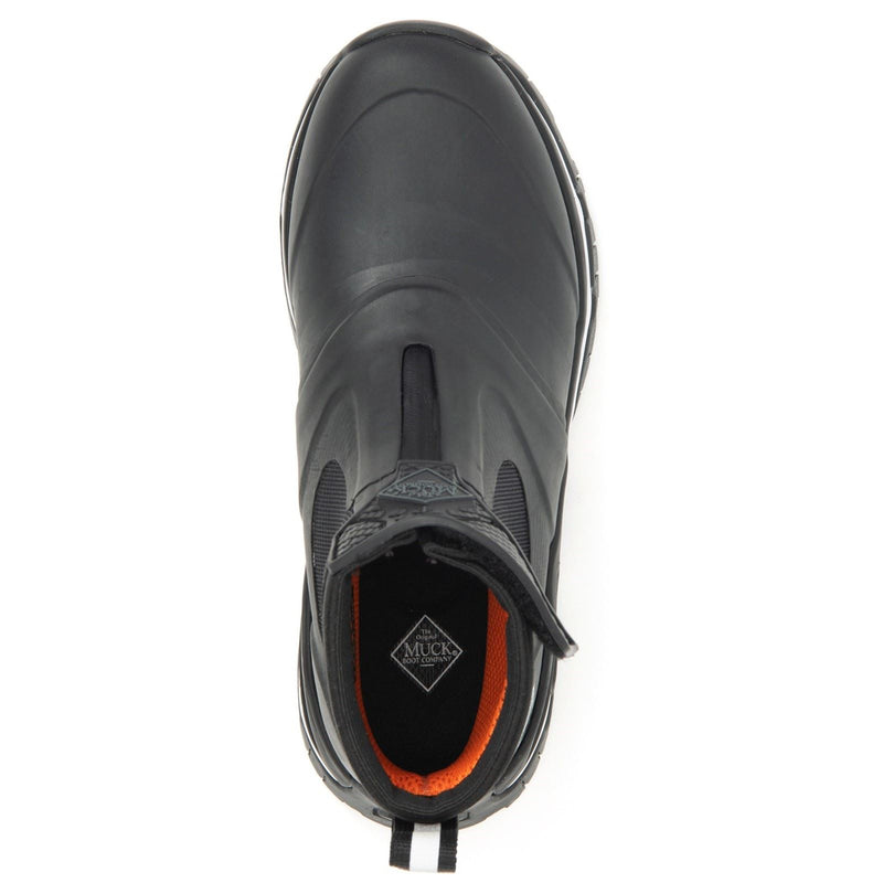 Muck Boots Apex Mid Zip Bottes En Caoutchouc Noires/Blanches Type Wellington