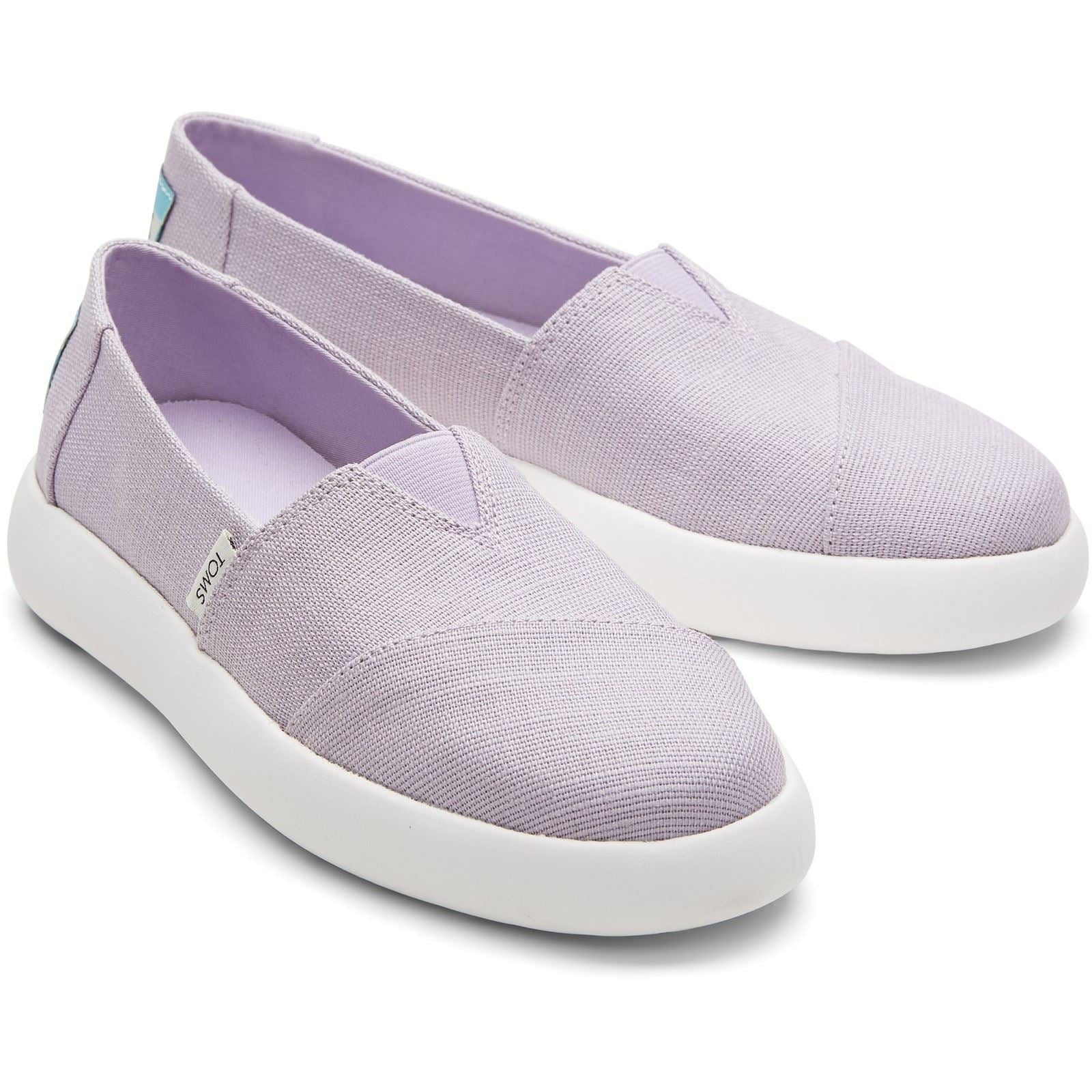 TOMS Alpargata Mallow Espadrilles En Jute Violet Pour Femmes