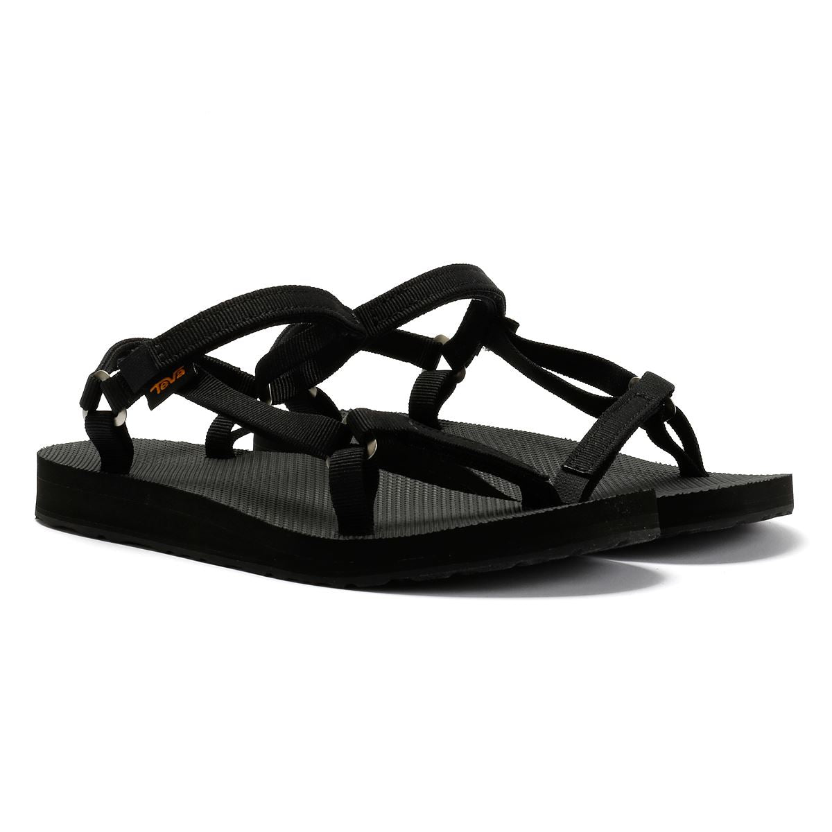Teva Original Universal Slim Sandales Noires Pour Femmes