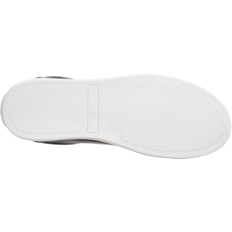 Base London Tucker Chaussures De Sport Pour Homme En Cuir Bleu Marine