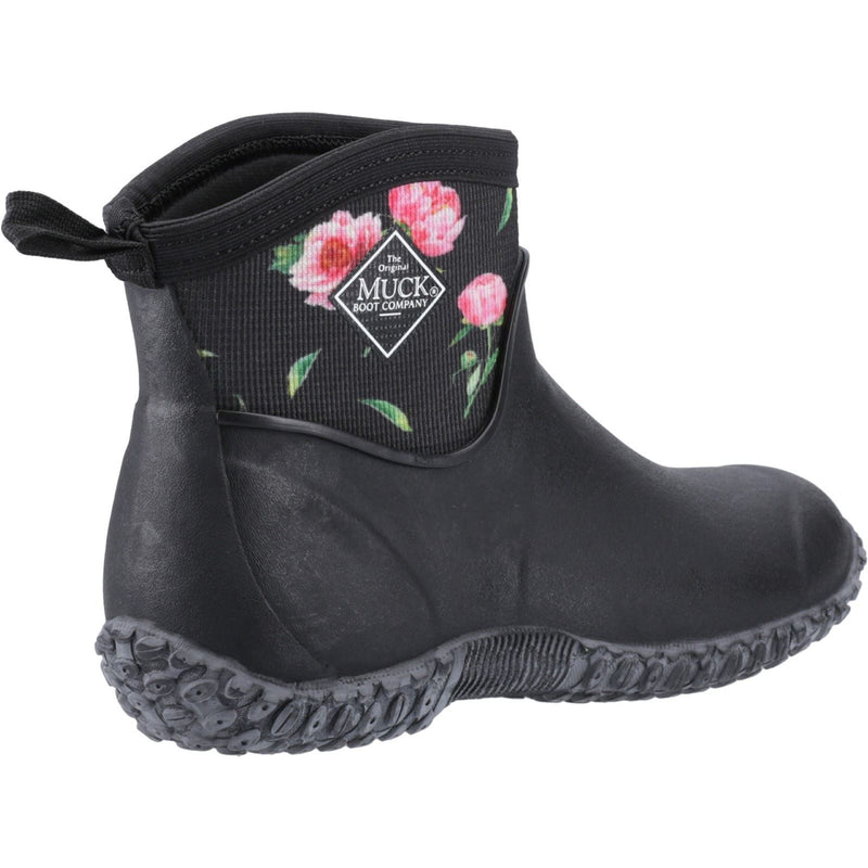 Muck Boots Muckster II Ankle Bottes En Caoutchouc Noires/Rose Style Wellington