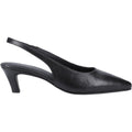 Hush Puppies Nahla Chaussures À Talons Noires Pointues Pour Femmes En Cuir