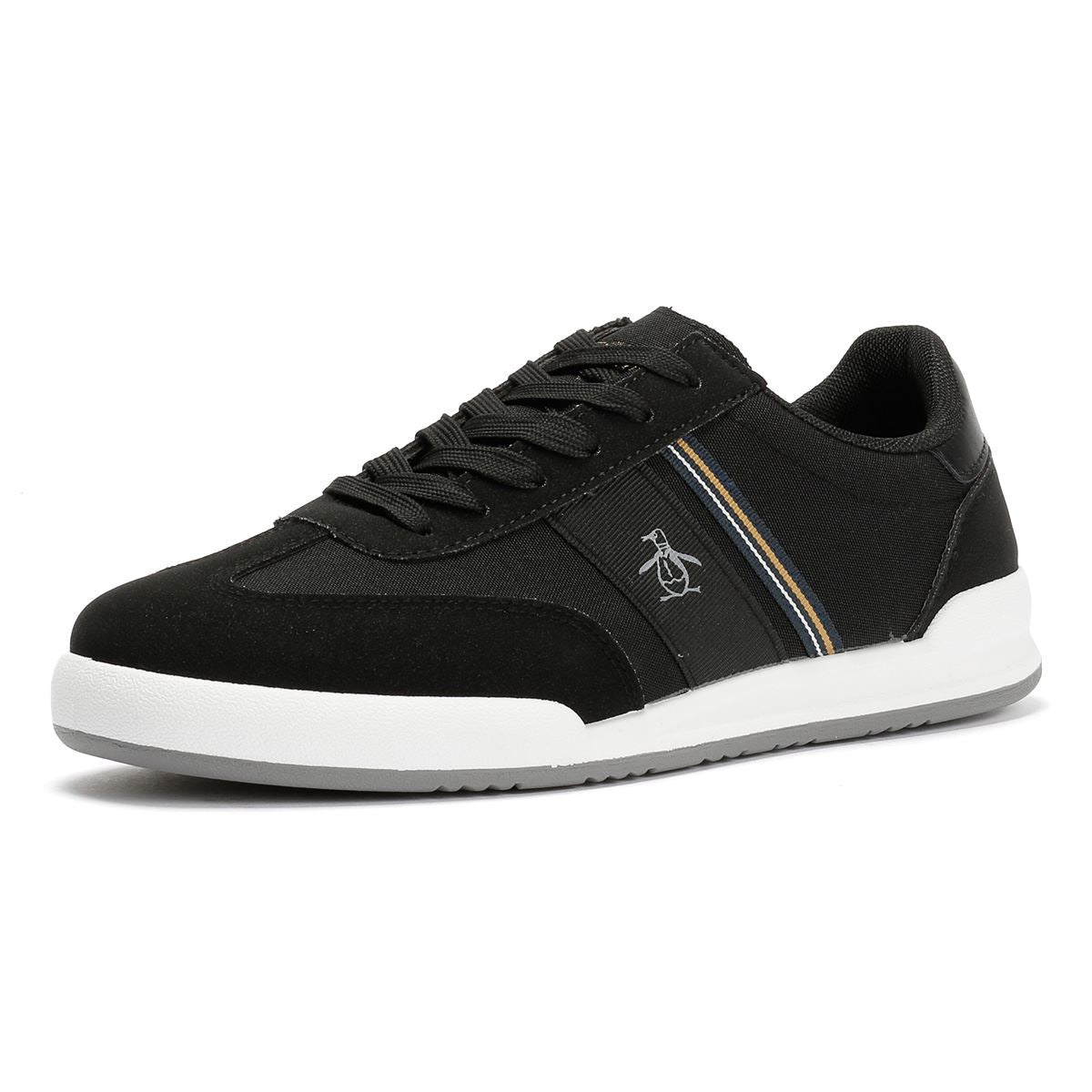 Penguin Gaz Baskets Noires Pour Hommes