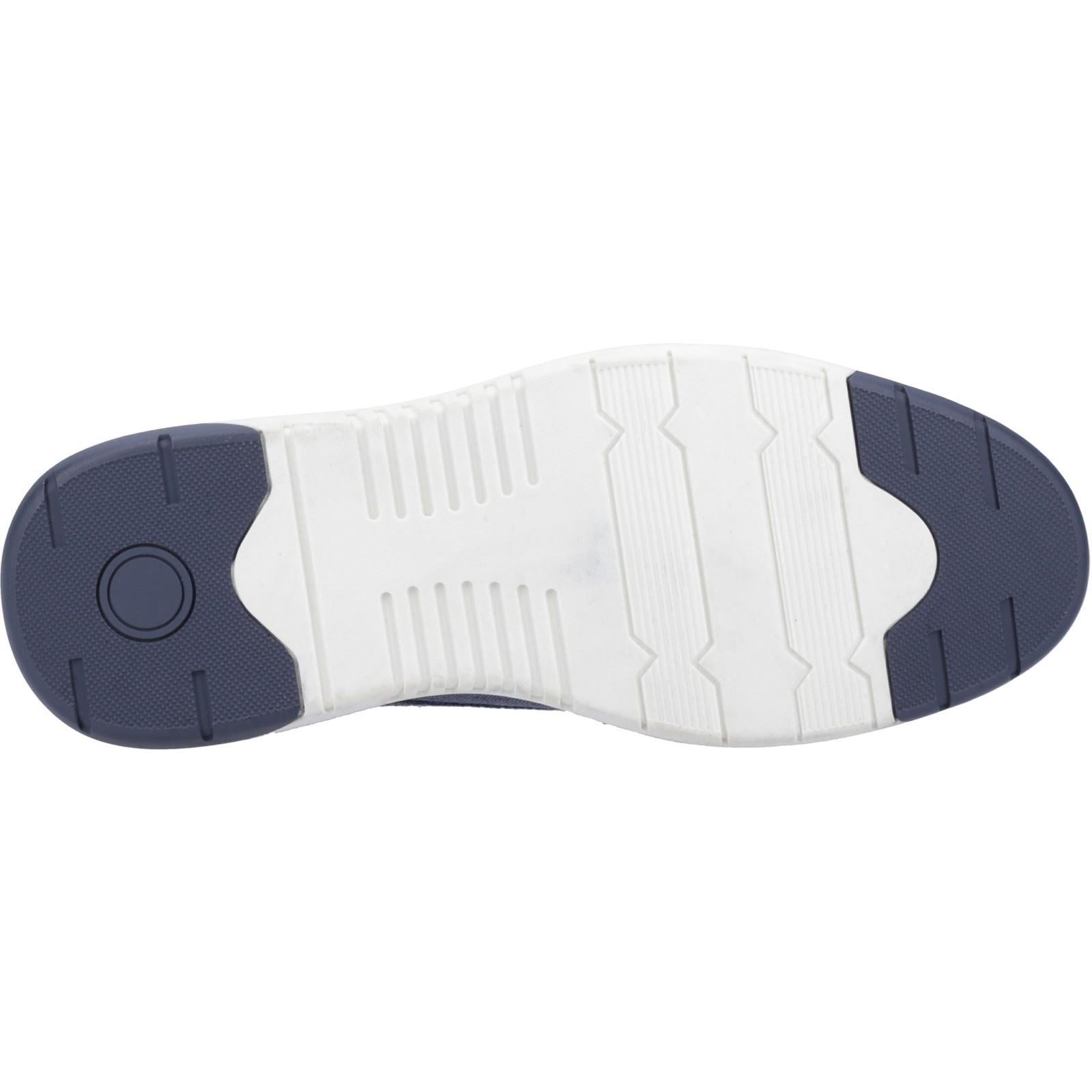 Hush Puppies Bruce Chaussures À Lacets En Toile Pour Hommes, Bleu Marine