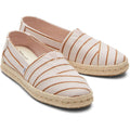 TOMS Alpargata Rope 2.0 Espadrilles En Ballet Rose Pour Femmes En Coton À Cent Pour Cent