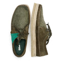 Pompeii Weaver Chaussures À Lacets Vertes Pour Hommes En Daim