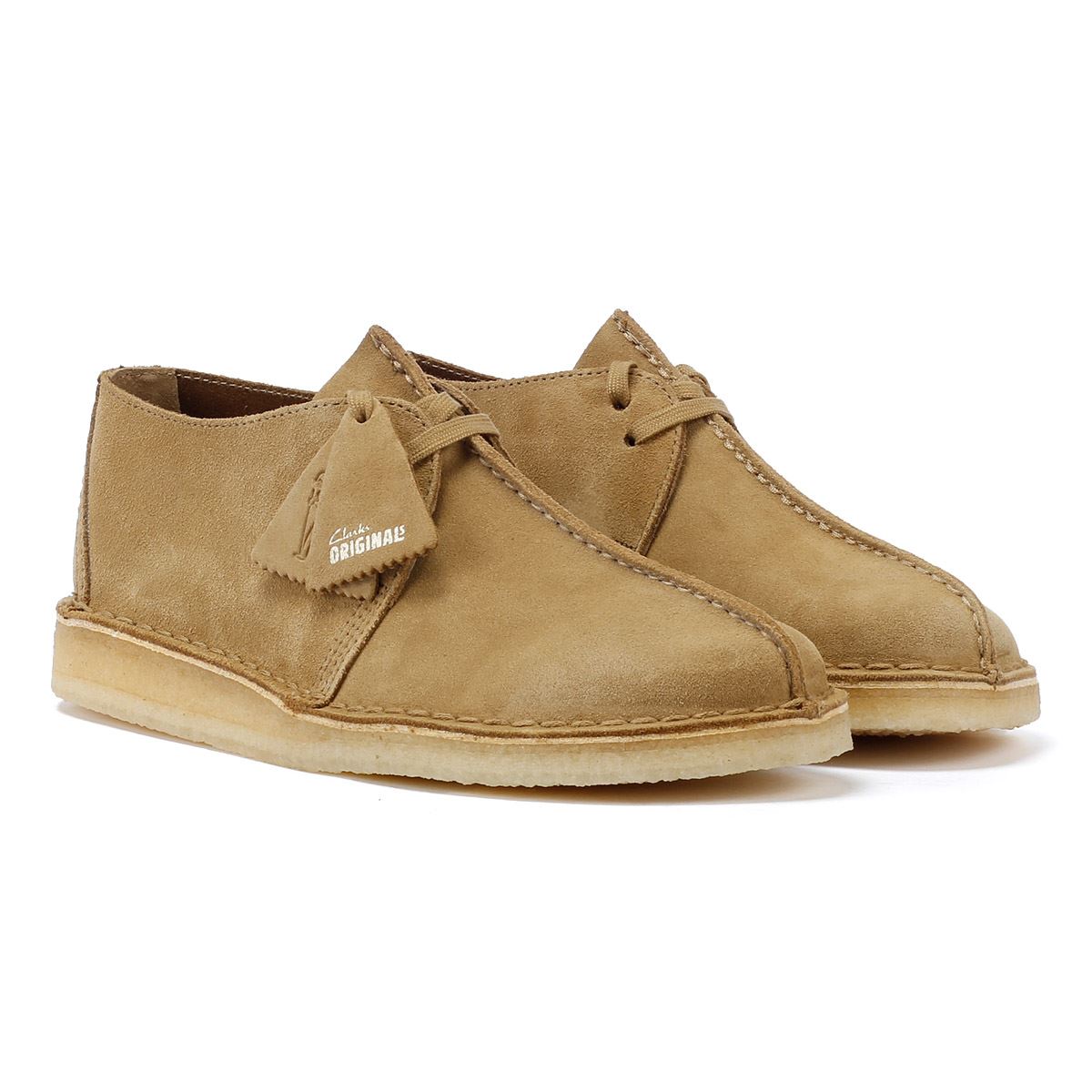 Clarks Originals Desert Trek Chaussures Pour Hommes En Daim Oakwood