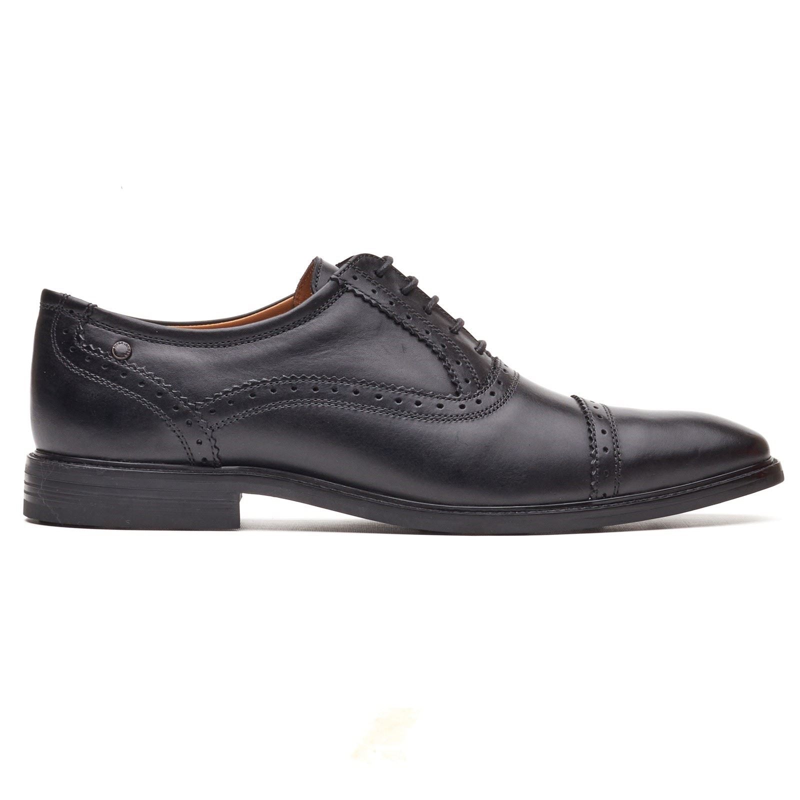 Base London Ascot Oxford Chaussures Oxford En Cuir Pour Hommes Noires