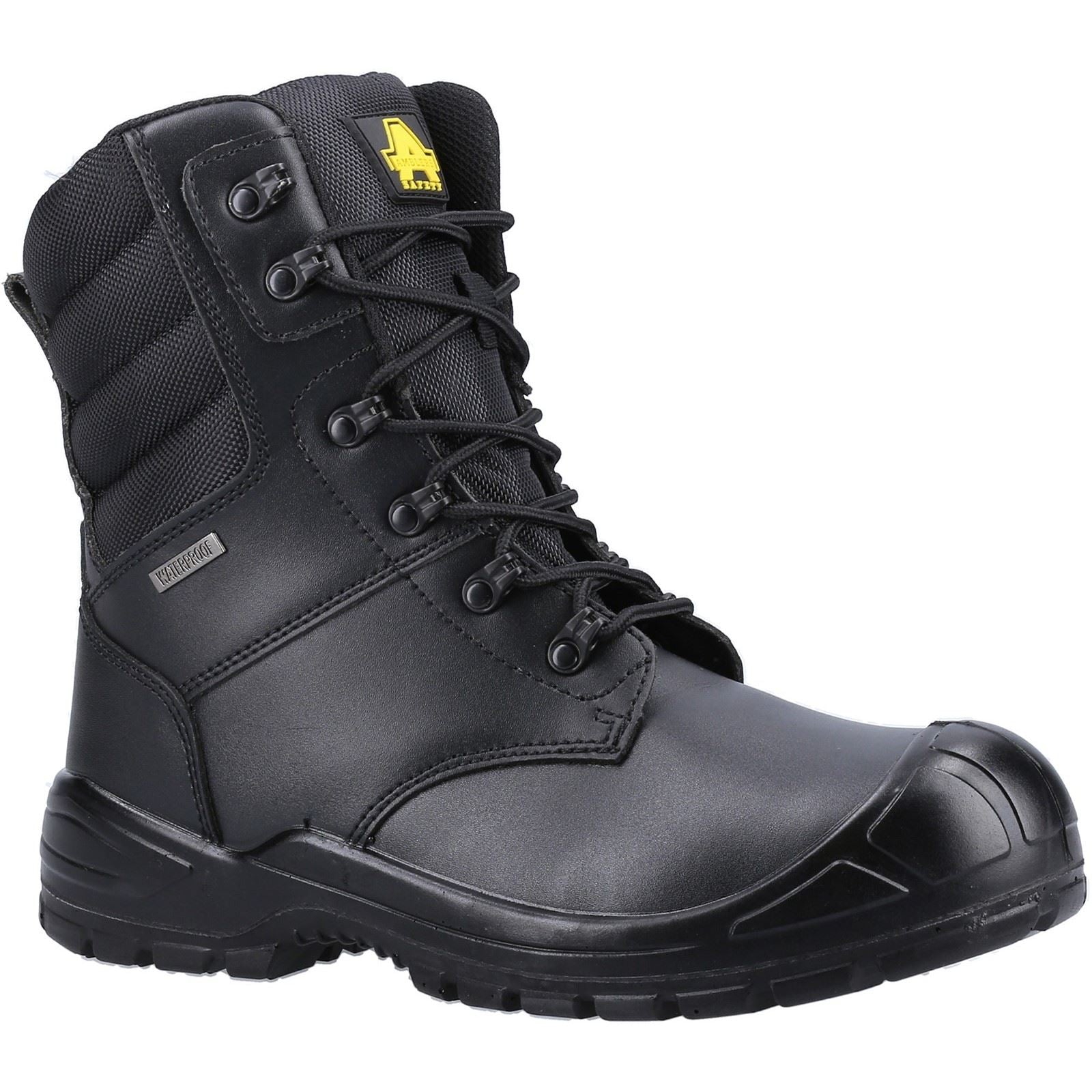 Amblers Safety Deux Cent Quarante Bottes De Sécurité En Cuir Noires