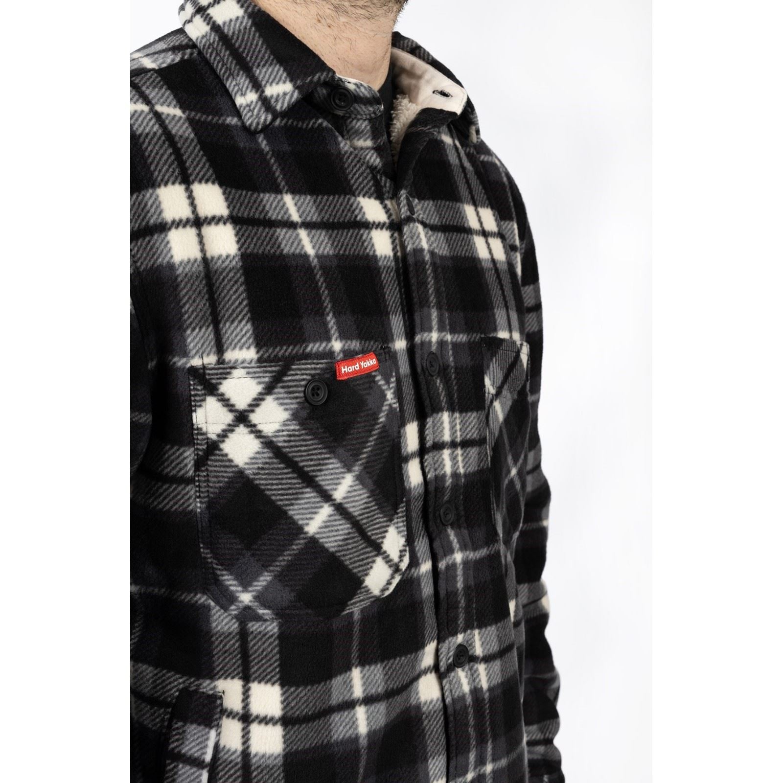 Hard Yakka Sherpa Veste En Polaire Grise Pour Homme
