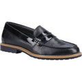 Hush Puppies Verity Slip On Mocassins Noirs En Cuir Pour Femmes