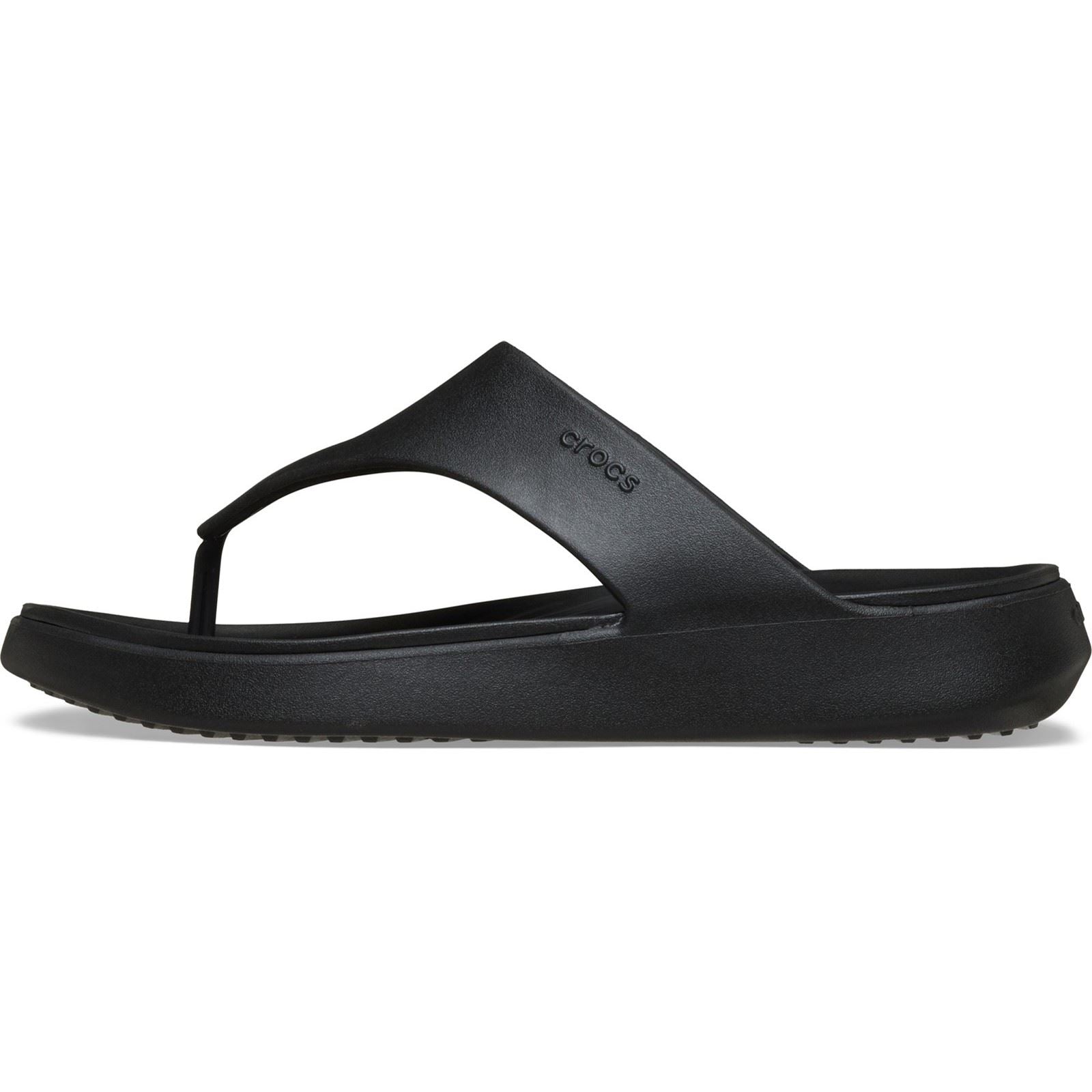 Crocs Getaway Triangle Sandales Noires Pour Femmes En Eva