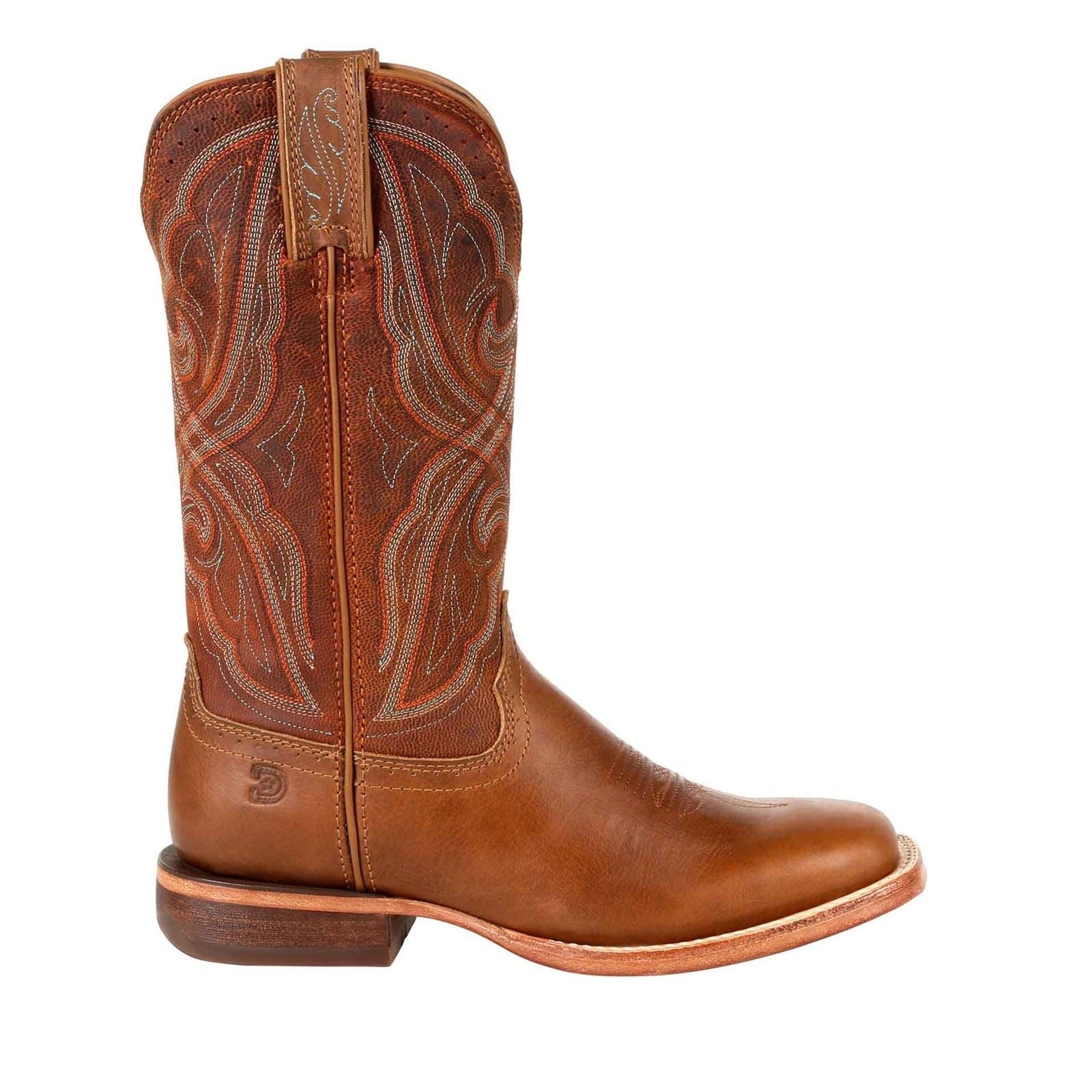 Durango Arena Pro Bottes En Cuir Pour Femmes En Marron Châtaigne