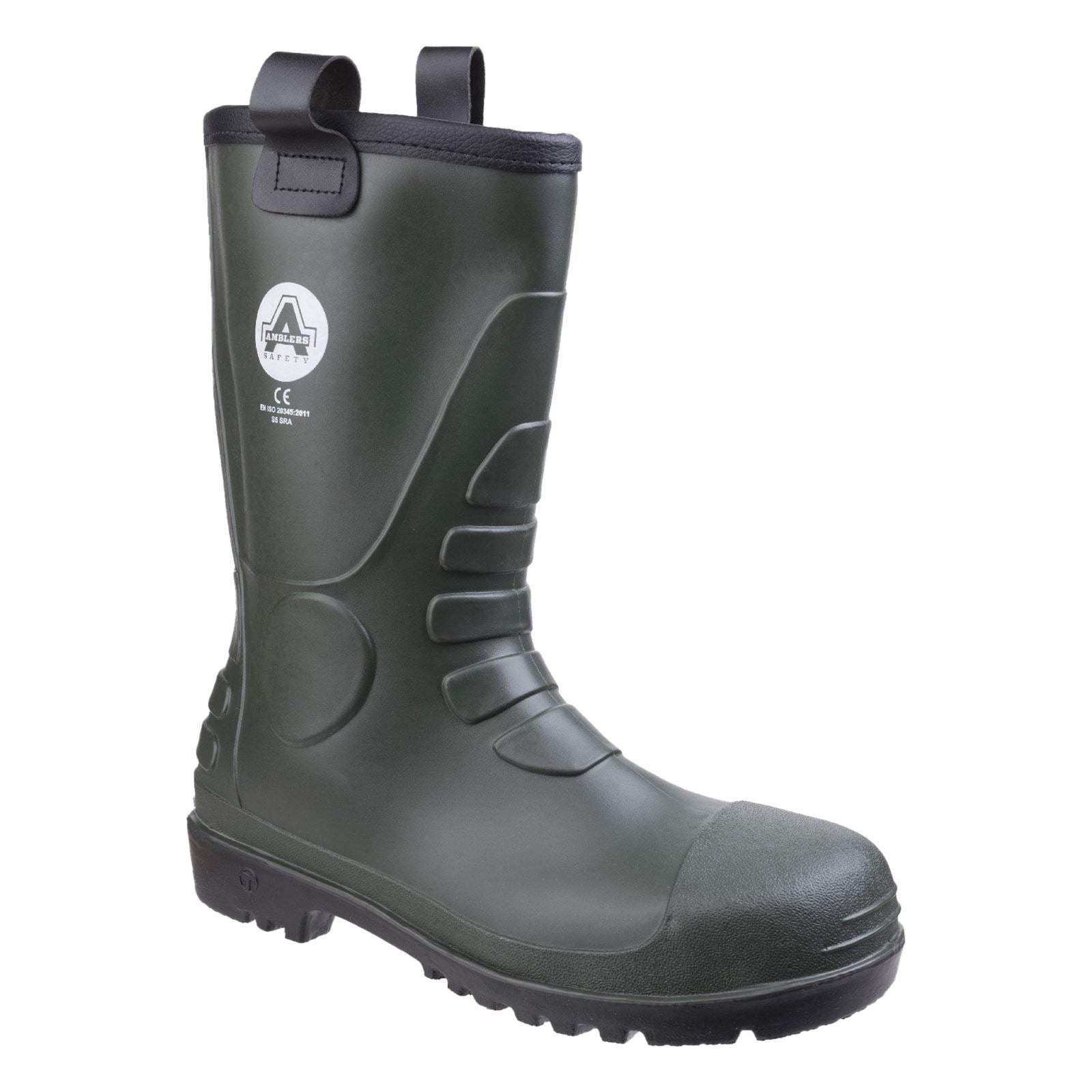 Amblers Safety Bottes En Caoutchouc Vertes Pvc Fs97