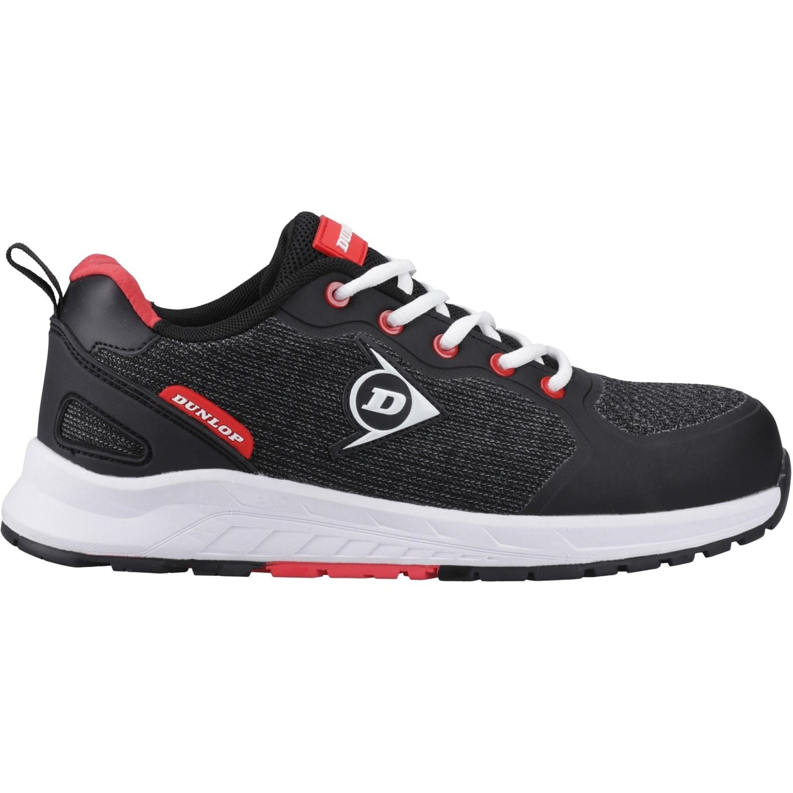 Dunlop T-Max Baskets De Sécurité Noir/Rouge Pour Hommes En Textile