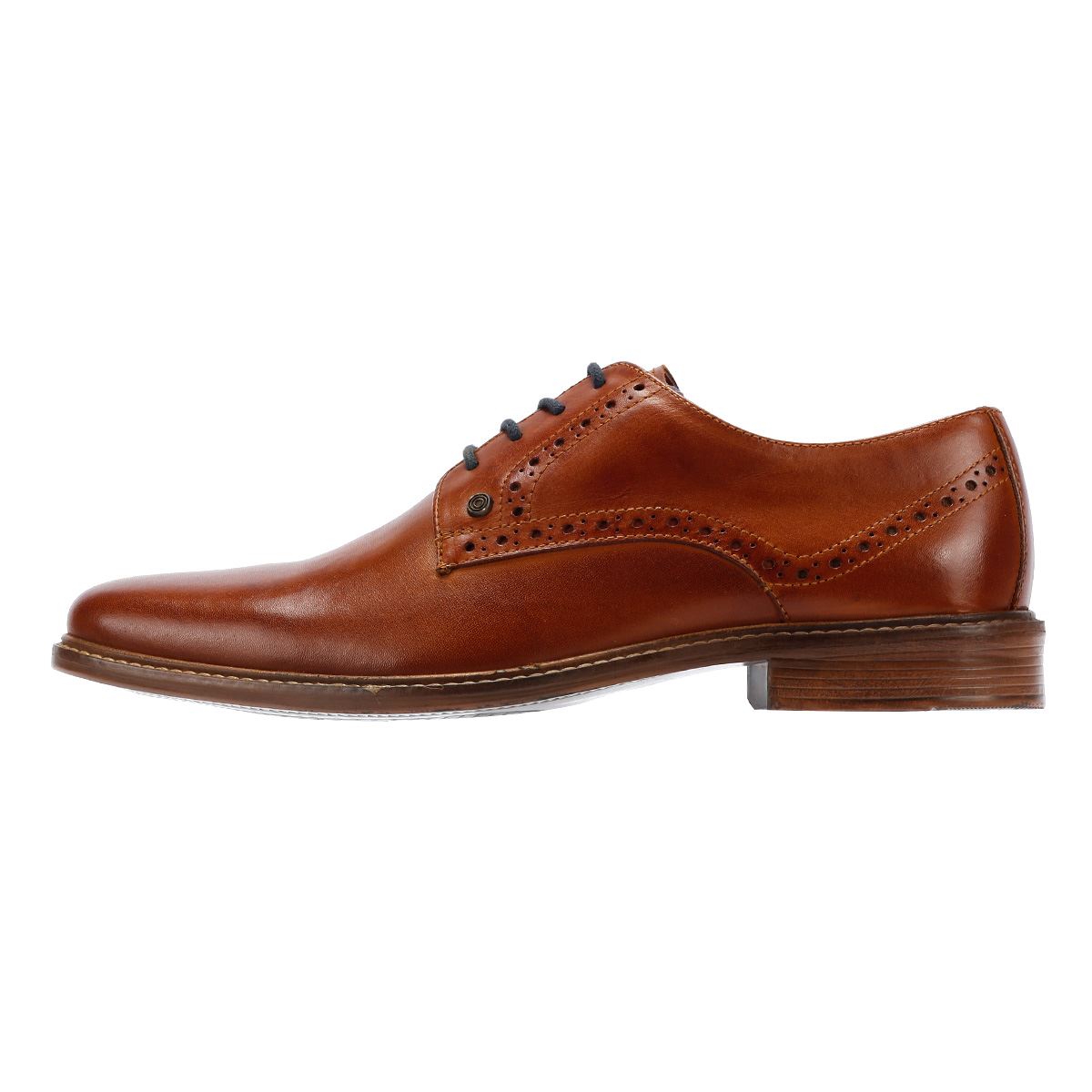 Lambretta Harvey Derby Chaussures À Lacets En Cuir Beige Pour Hommes