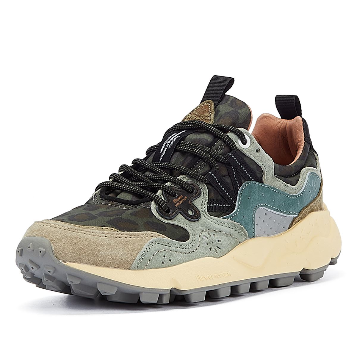 Flower Mountain Yamano 3 Baskets En Daim Noir/Gris