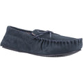 Hush Puppies Clyde Chaussons Navy Pour Homme En Suède