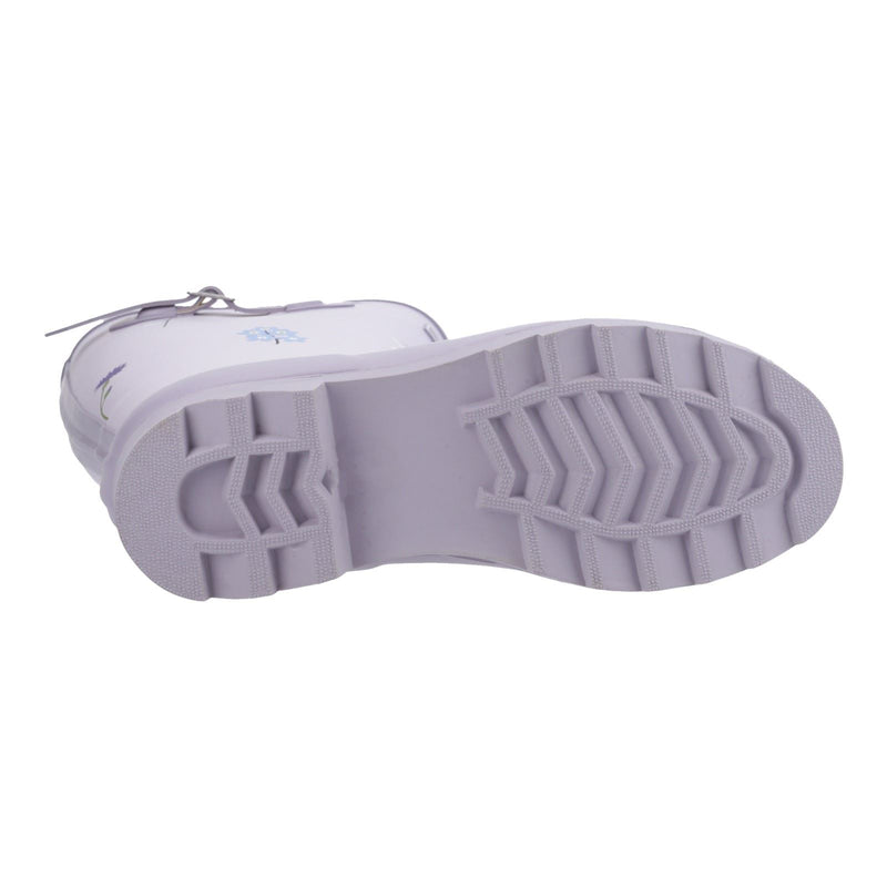 Cotswold Wildflower Tall Bottes En Caoutchouc Lilas Pour Femmes