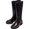 Pod Aleena Bottes Noires Pour Femmes En Simili Cuir