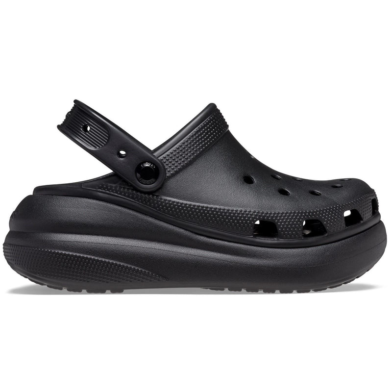 Crocs Classic Crush Les sabots noirs pour femmes Eva