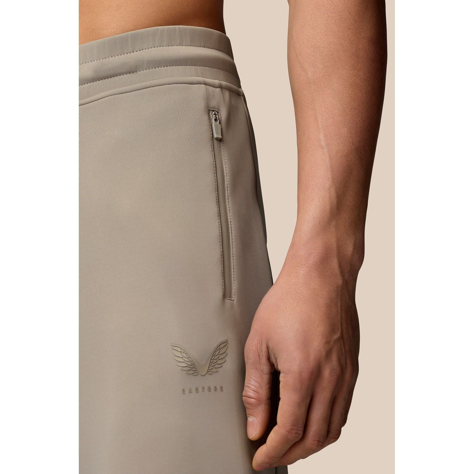 Castore Scuba Joggers Joggers Pour Hommes En Polyester Marron