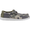 HEYDUDE Wally Washed Camo Chaussures Bateau Camouflage Pour Hommes