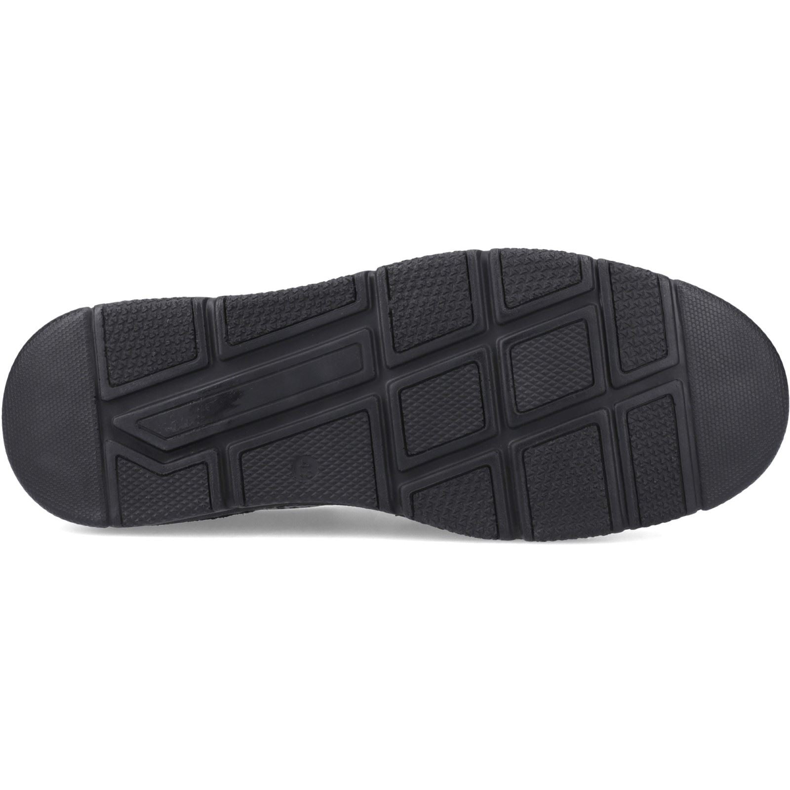 Hush Puppies Franklin Lace Up Shoe Mocassins Noirs En Cuir Pour Hommes