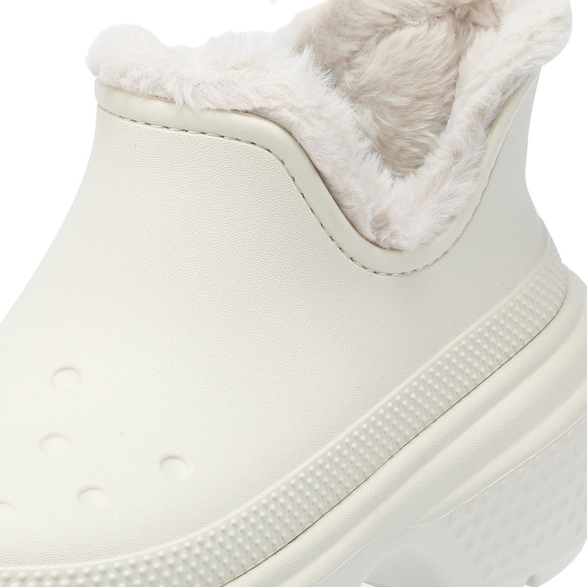 Crocs Stomp Lined Shorty Bottes Blanches Pour Femmes