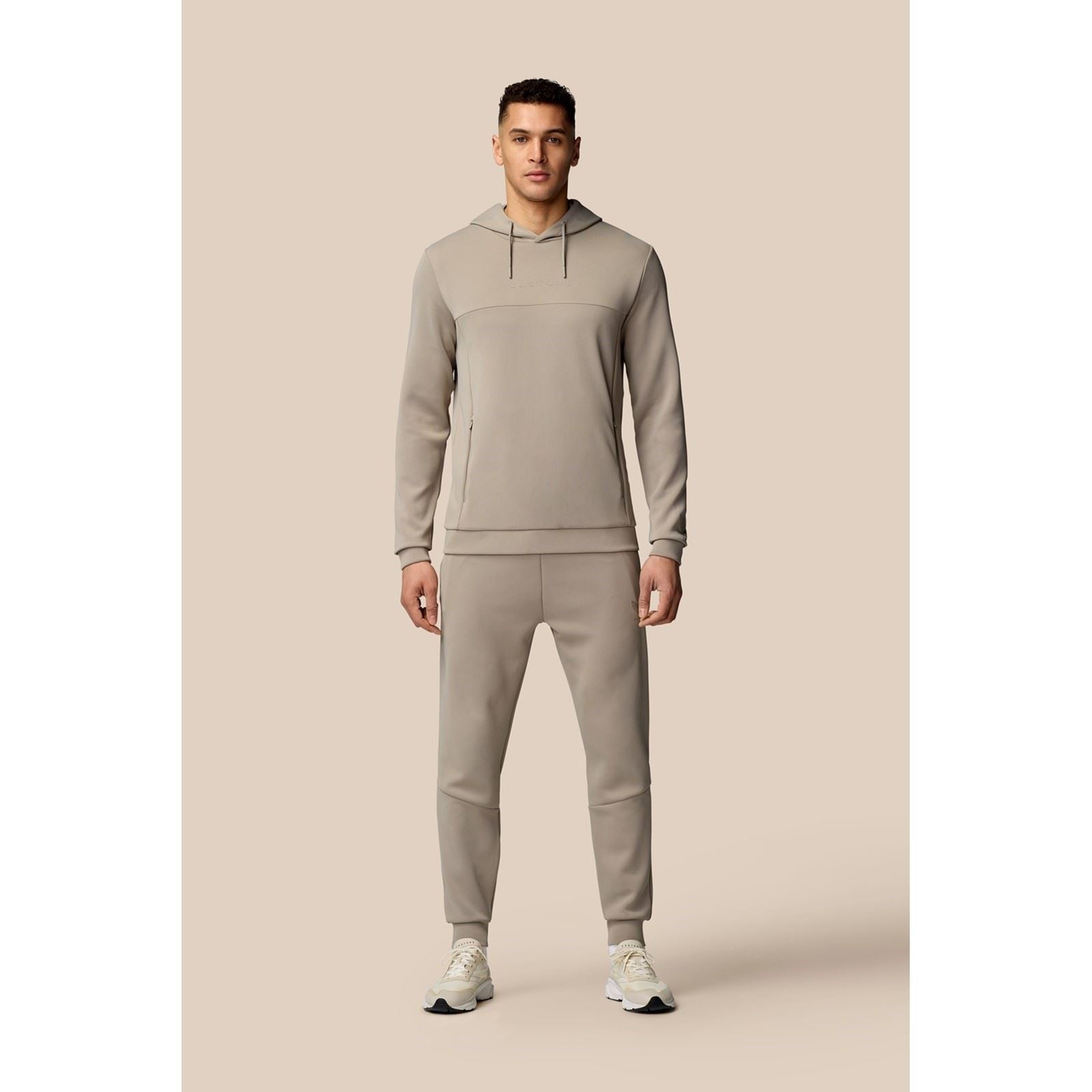 Castore Scuba Hoody Sweat À Capuche Marron En Polyester Pour Homme