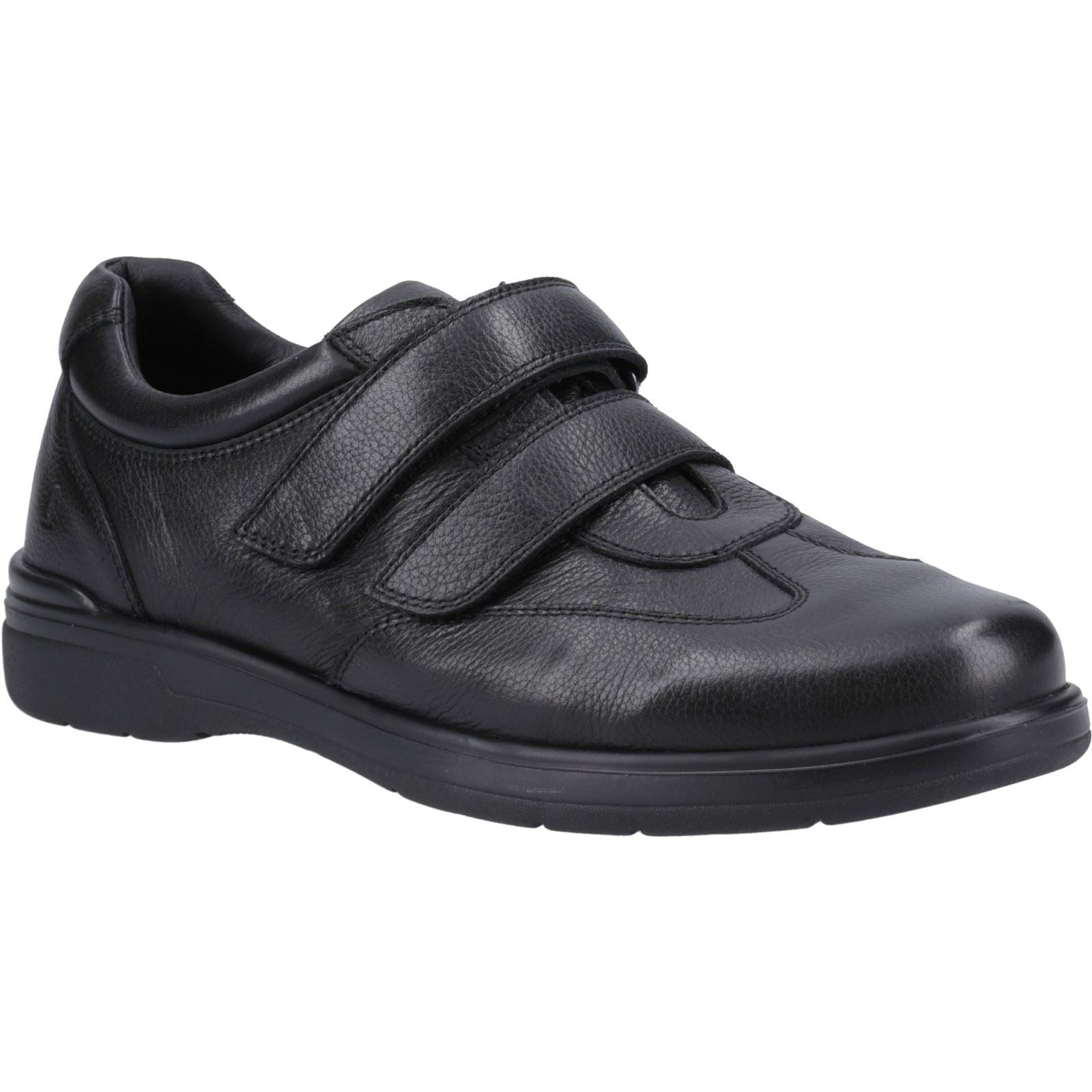 Hush Puppies Magnus Mocassins Noirs En Cuir Pour Hommes