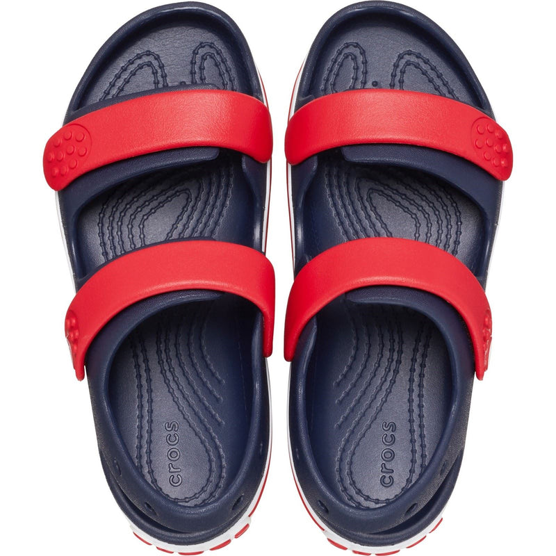 Crocs Crocband Play Sandales En Thermoplastique Bleu Marine/rouge Varsity