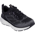 Skechers Edgeride Power Flow Sneakers Pour Femmes En Textile Noir/Lavande