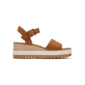 TOMS Diana Compensées En Cuir Pour Femme, Couleur Fauve