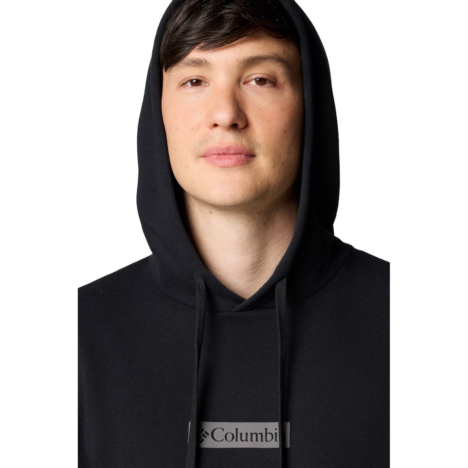 Columbia Columbia Trek Sweat À Capuche Noir En Coton Pour Homme Trek