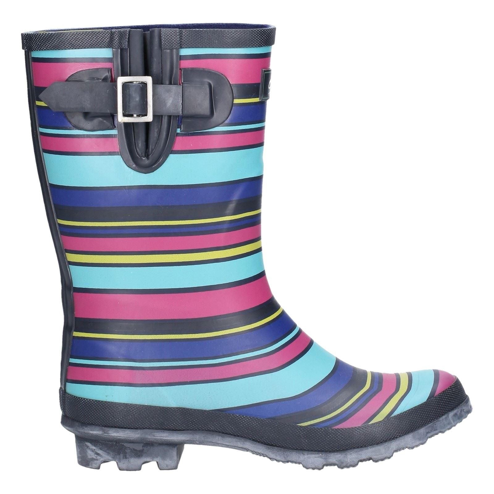 Cotswold Paxford Bottes En Caoutchouc À Rayures Multicolores Pour Femmes